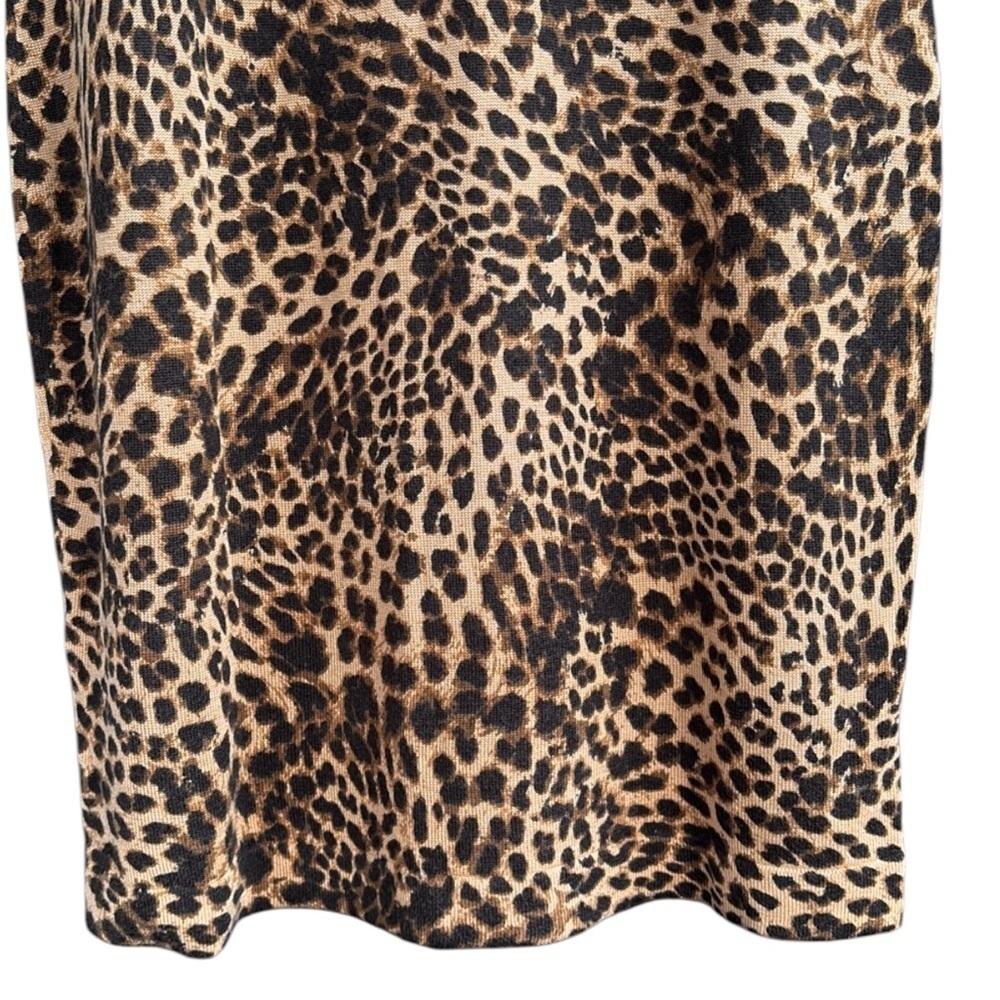 NWT Calvin Klein Knit Dress Animal Print Size Medium - Picture 4 of 7